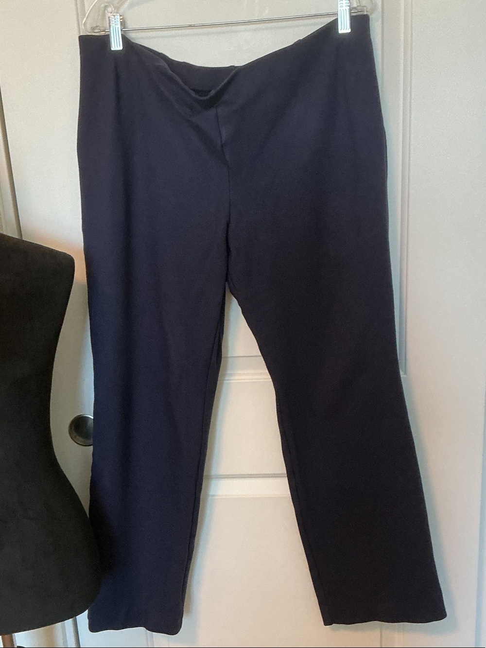 COLDWATER CREEK Women's Straight-Leg Pants in Navy Blue XL